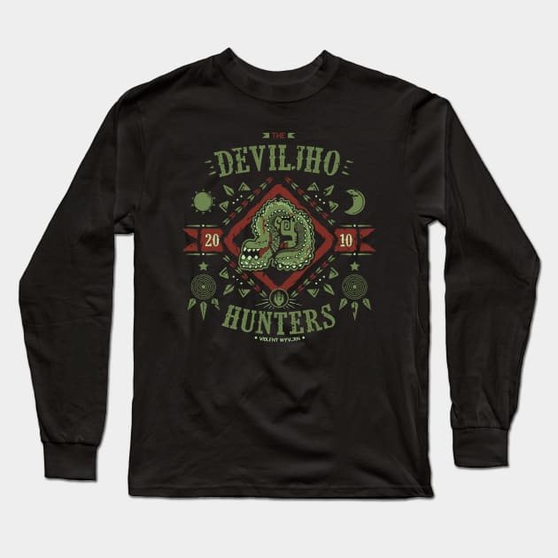 Devilho Hunters Long Sleeve T-Shirt by Soulkr